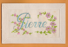 Embroidered  Silk  Postcard