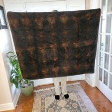 Pottery Barn Faux Fur Brown