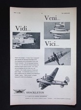 Original 1952 Advert Avro