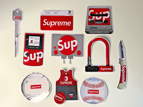 Supreme box logo stickers - supreme,