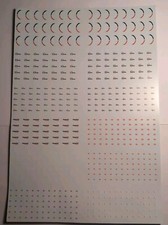 N Gauge Train Company Logo Sheet Mixed New