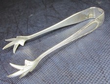 Pair of Silver Sugar Tongs -