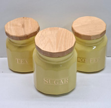 Coffee Tea Sugar Yellow