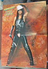 Alice Cooper/ Bon Jovi  Kerrang! Double-Sided Poster 1988