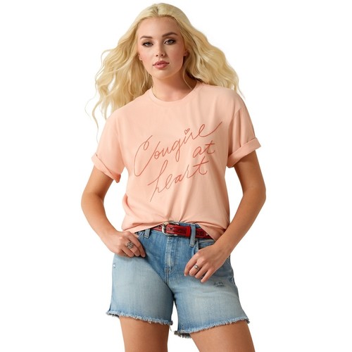 Ariat cowgirl heart shirt - ariat, at