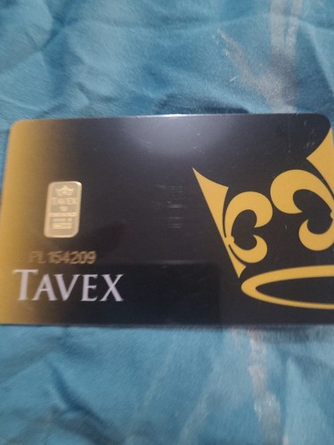 Tavex gram gold bar - in, assey