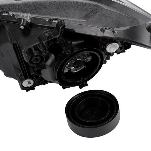 Rubber car led headlight - rubber,