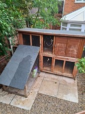 Large Wooden Rabbit Hutch