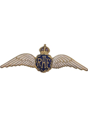 Vintage raf enamel wing - raf,