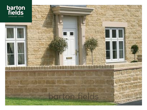 Garden walling tumbled - garden,