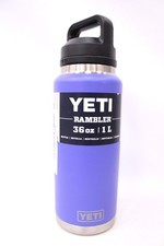 YETI Rambler 36oz 1L Stainless Steel Vacuum Flask Chug Bottle BLUE - W19