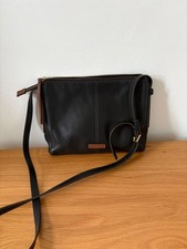 fossil black cross body bag
