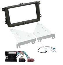 CD Radio Stereo Facia Fascia Adapter Kit Surround For VW Golf Polo Passat EOS