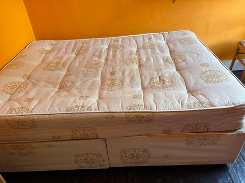 Bed frame divan - with, mattress