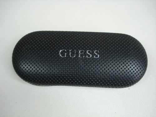 Guess black textured hard case - black,
