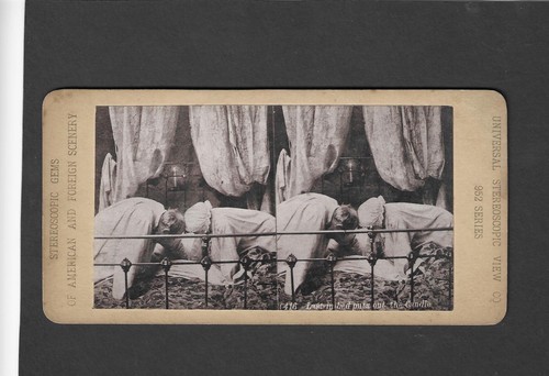 Stereoscope gems card - card, titled