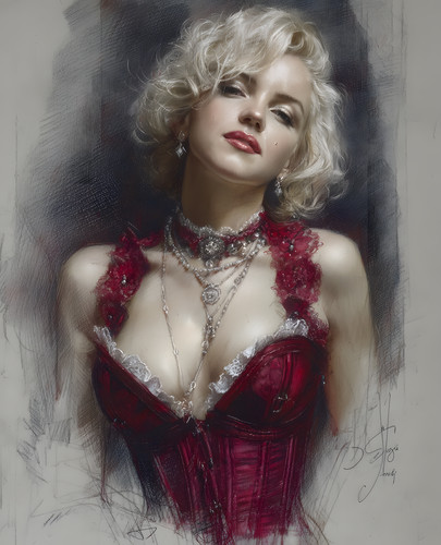 Marilyn monroe crimson - marilyn,