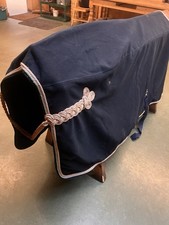 Horseware Rambo. 6’3 GP Show Fleece .Navy with Gold Rope EdgeSize Large