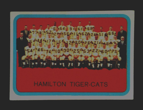 1963 topps cfl card - card, #39