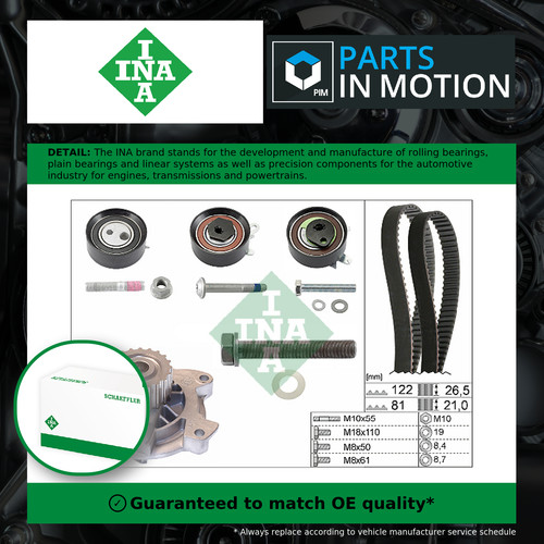Timing belt water pump kit - timing,