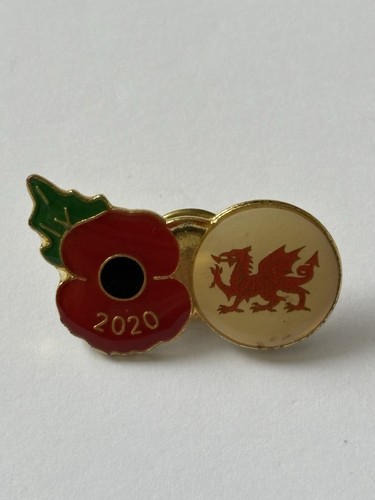 2020 welsh remembrance badge - 2020,