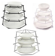 Corner Plate Stand Rack 4-Tier
