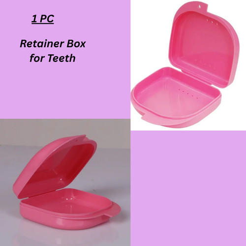 Orthodontic retainer box teeth - retainer,