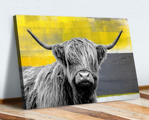 Yellow grey abstract highland - abstract,
