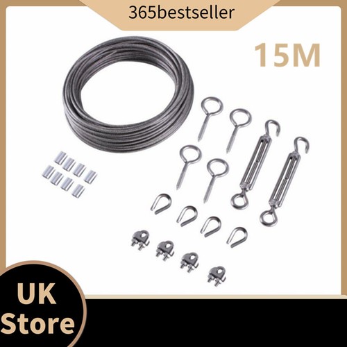 15m garden wire rope fence - wire,