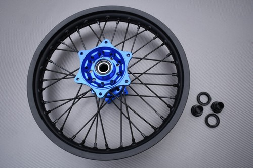 Blue enduro rear wheel rim - rear, /
