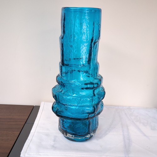 Whitefriars glass hooped vase - whitefriars,