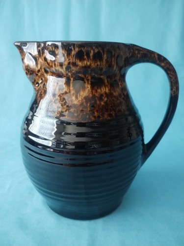 Vintage large brown jug - vintage,