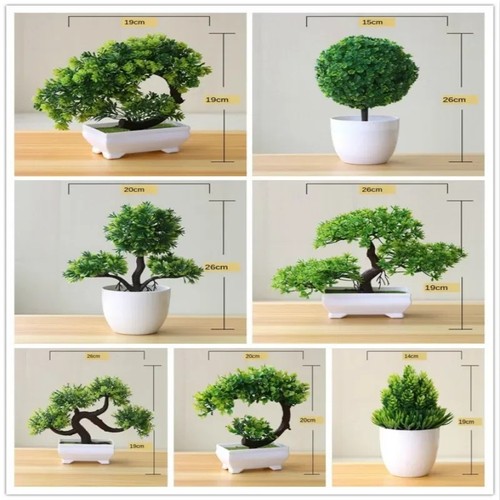 Artificial potted bonsai - bonsai, plant