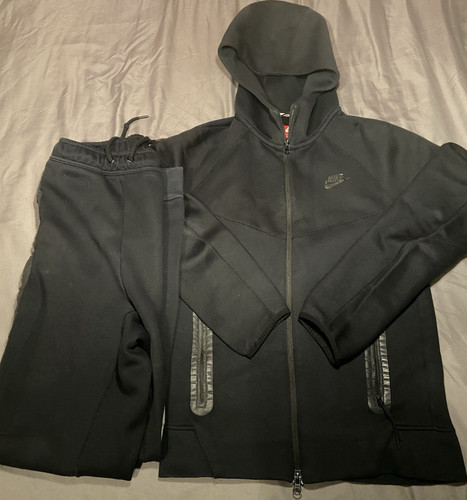 Nike men black tech fleece - black,