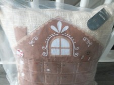 Next Large Gingerbread Advent Cushion Never Used
