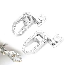 For Honda Grom MSX125 13-20 19 18 40mm Lower Front Foot Pegs Wide Rider Silver