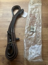 rubber grip reins brown