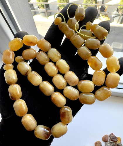 Natural baltic amber milky - amber,