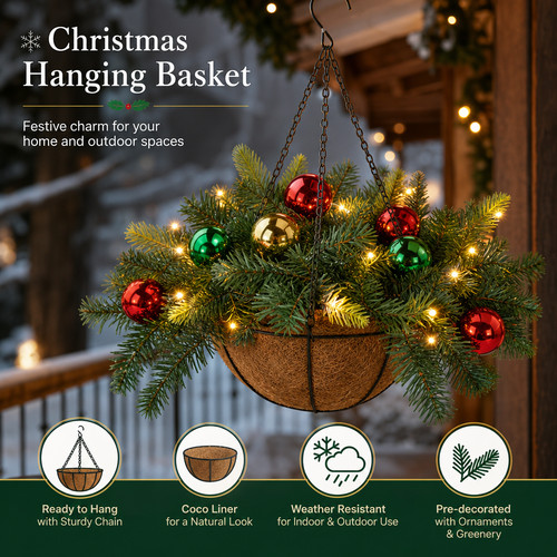 Christmas bauble hanging - christmas,