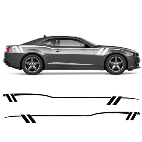 Dynamic side stripe decals for