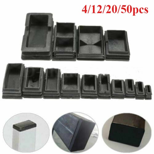 Square end caps plastic - square,