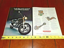 1981 HONDA CB900 CUSTOM ORIGINAL 2 PAGE AD