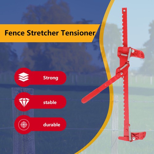 Wire fence stretcher tensioner - fence,