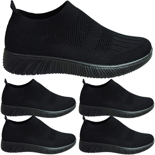 Womens ladies low wedge slip - ladies,