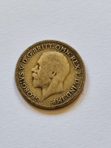 King george silver sixpence - george, v