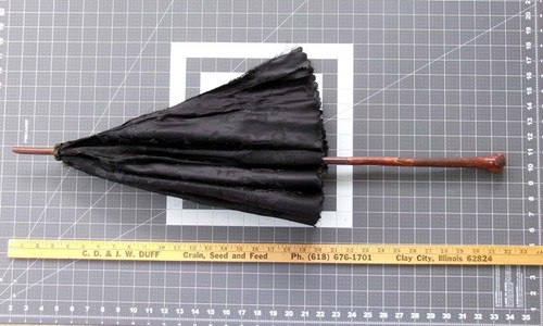 Antique parasol black purple - black,