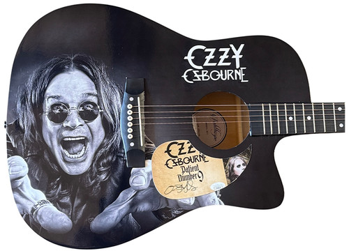 Ozzy osbourne signed - signed, acoustic