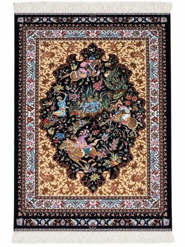 Bamboo silk carpet - silk,