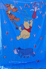 Vintage Winnie The Pooh 'Butterflies Flutter by' Duvet Cover Single Set