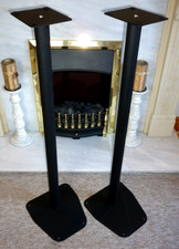 Quality Apollo Hi-Fi Furniture Speakers Stands, pair - 90cm (39") High in Black